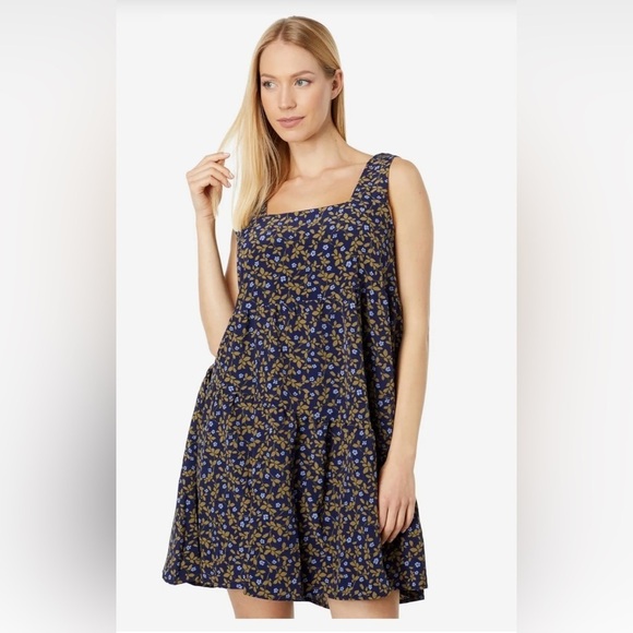 MOON RIVER Women's Printed Tiered Mini babydoll oversized fit XS 
Floral - Picture 1 of 15